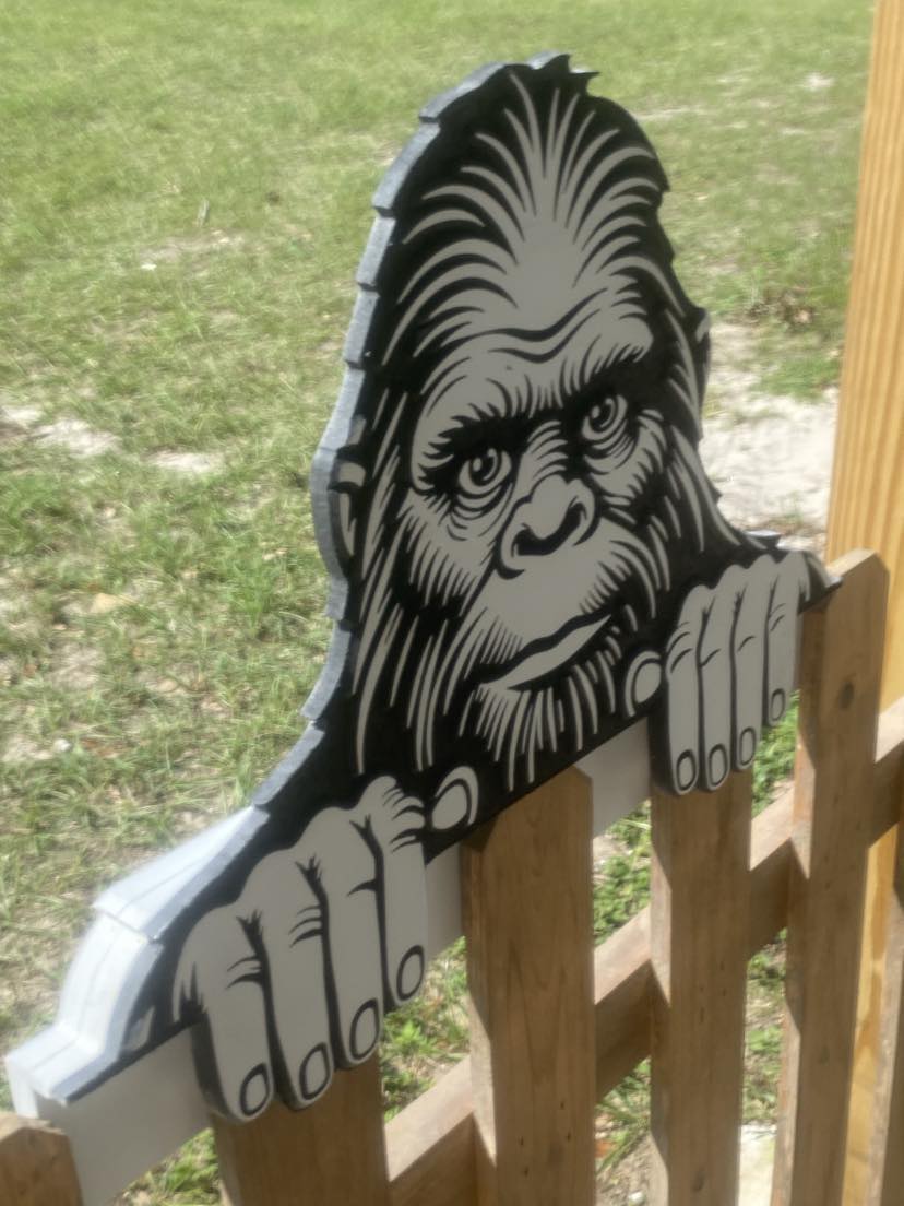 Bigfoot Fence Peeker Weatherproof PVC 12" Tall x 20" Wide