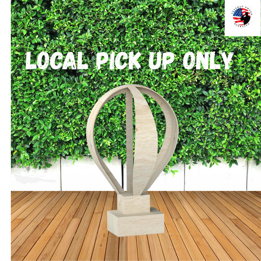 3D Hot Air Balloon Event Prop – 5ft Tall Perfect for Weddings, Baby Showers & Events