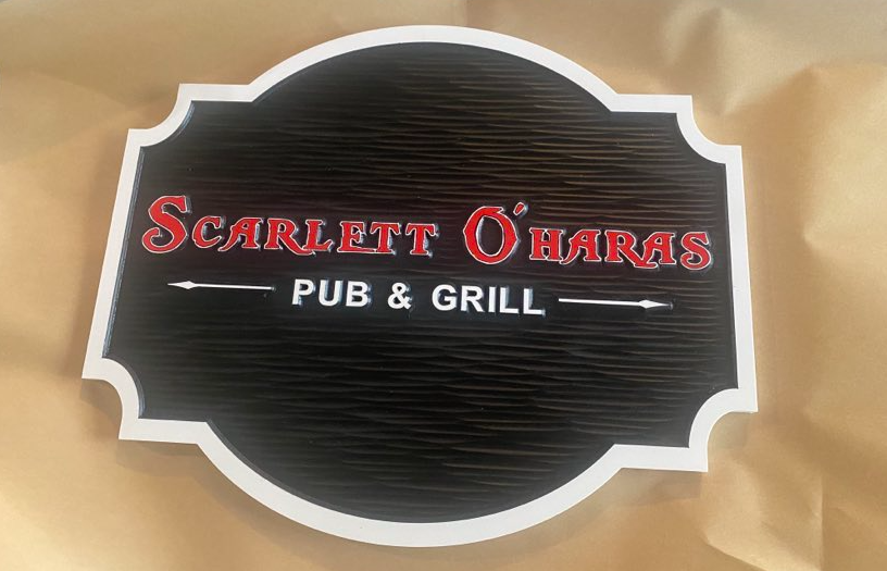 Custom Carved Business Sign Single or Double -sided Available