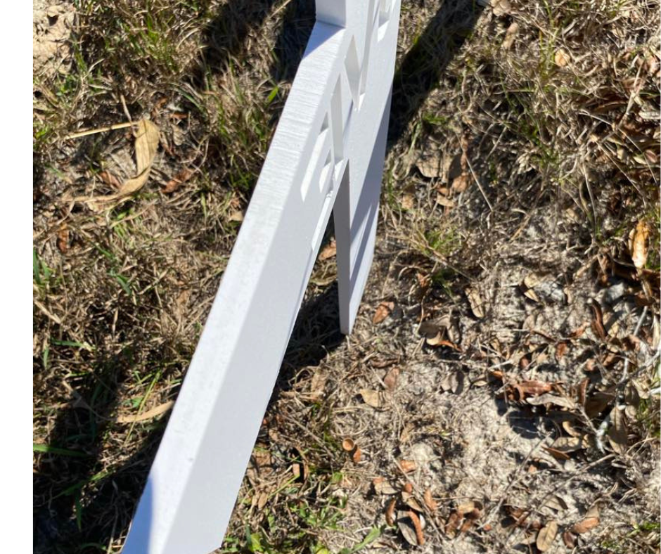 Set of 3 Easter Cross Yard Stakes Faith, Hope, Love Weatherproof PVC