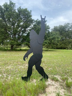 9 Foot Peace Out Bigfoot Yard Art