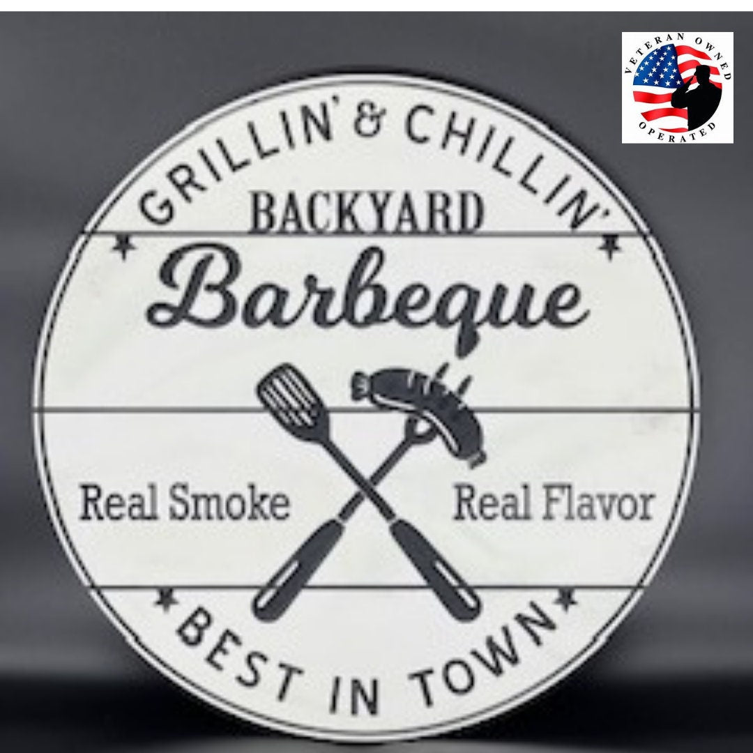 Backyard BBQ Sign | 100% PVC Sign