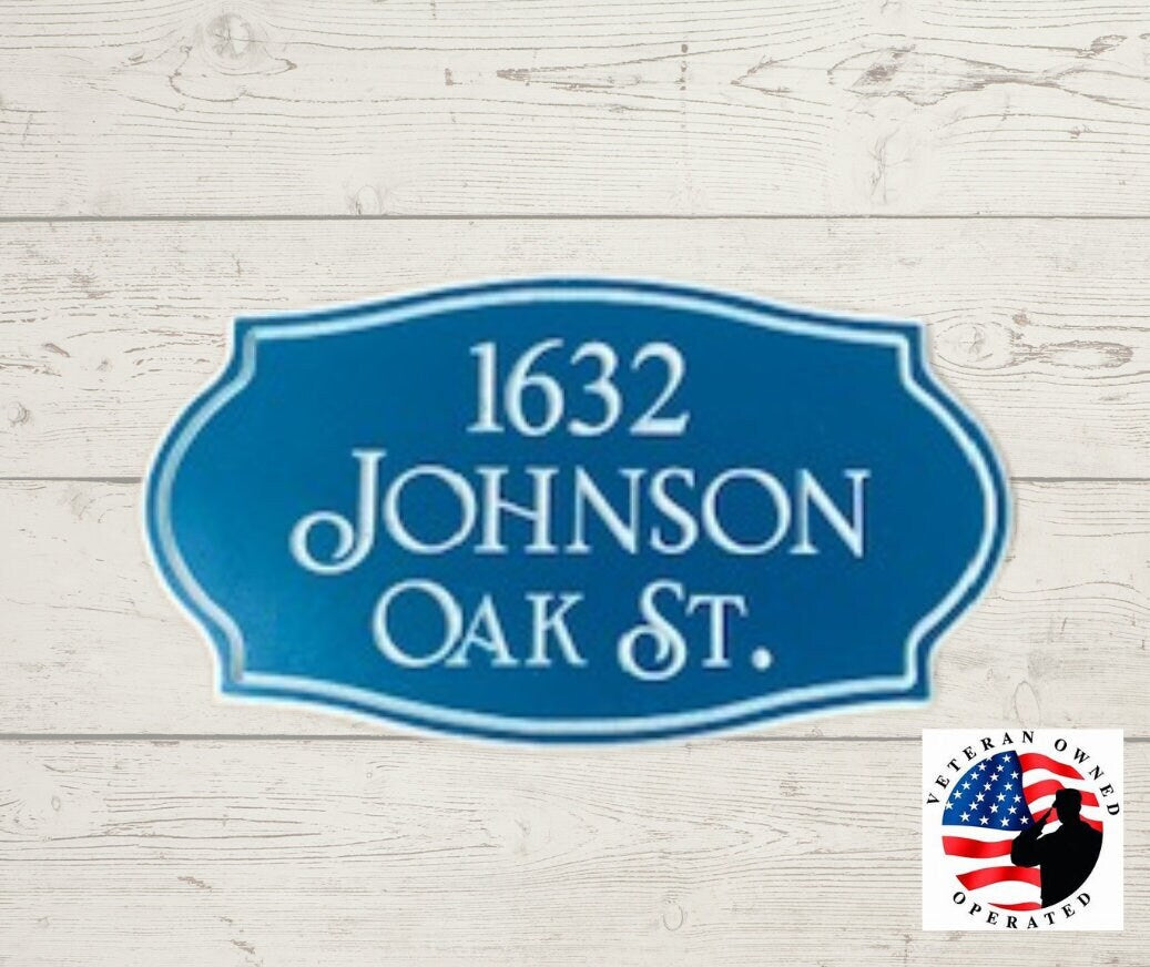 Custom Address Sign
