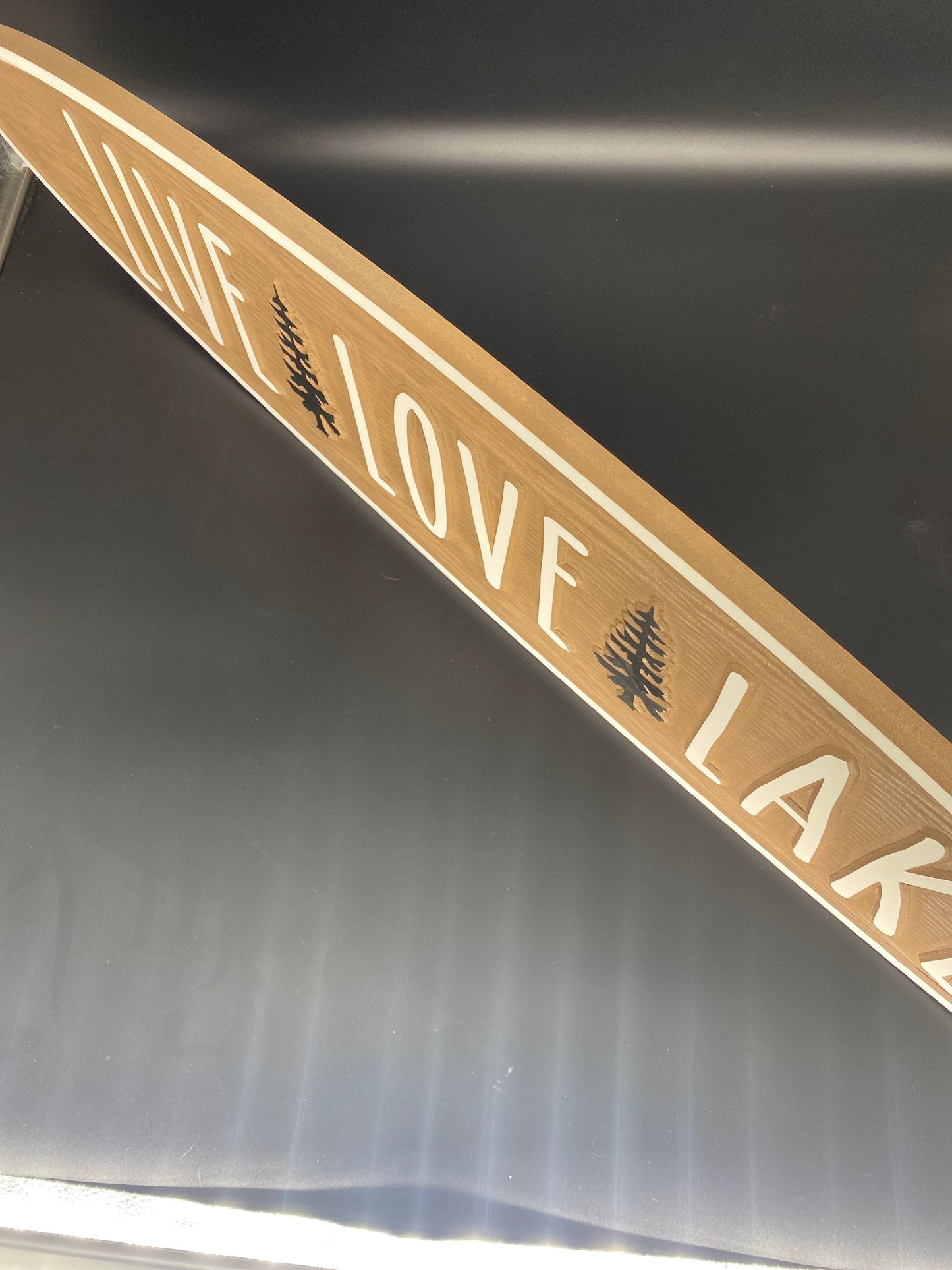 Large 100 PVC Lake House Sign