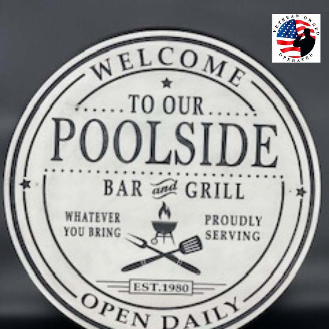 Custom PVC Pool or Bar Sign