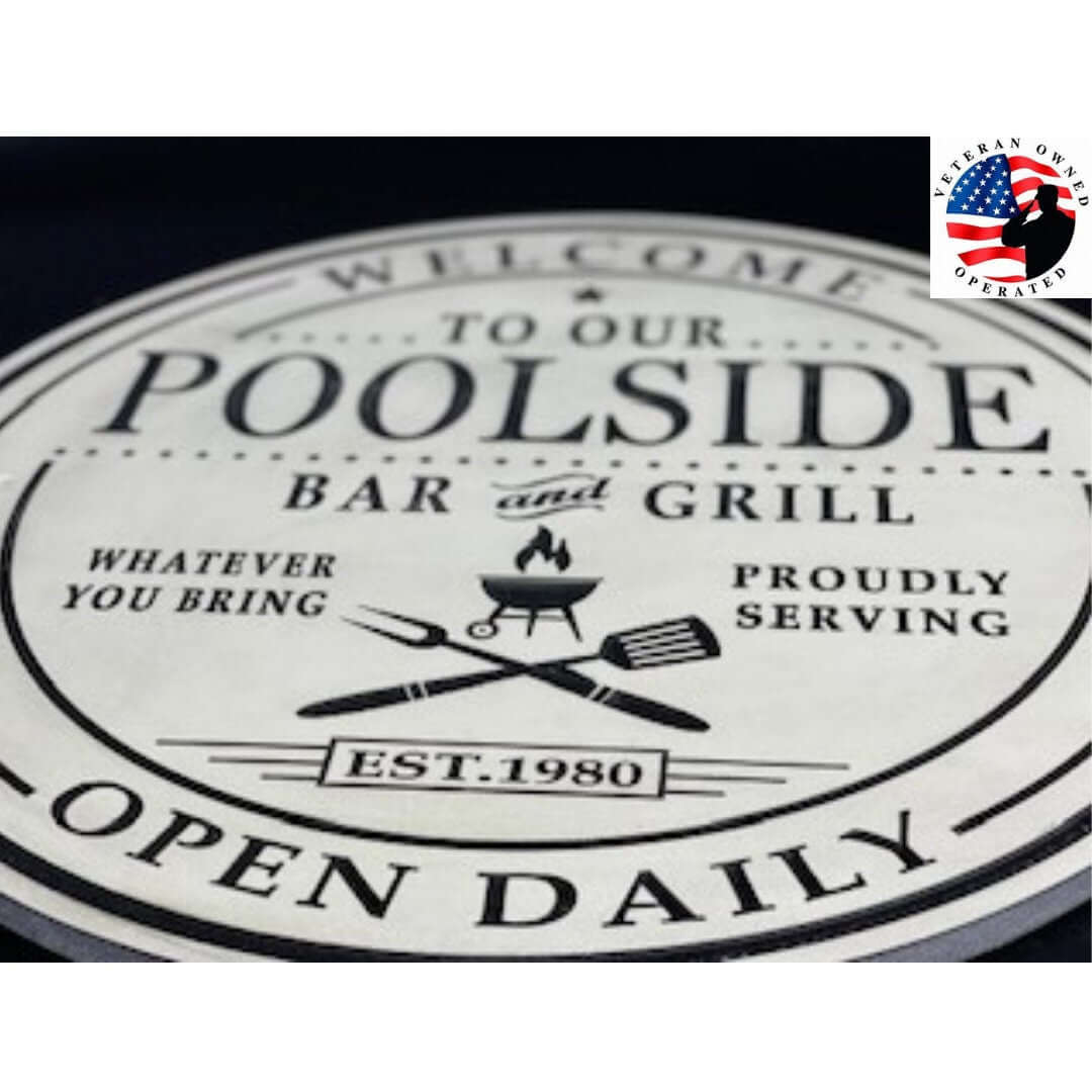 Custom PVC Pool or Bar Sign