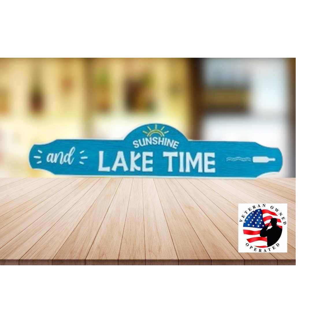 Personalized 100 47" Carved Lake House sign