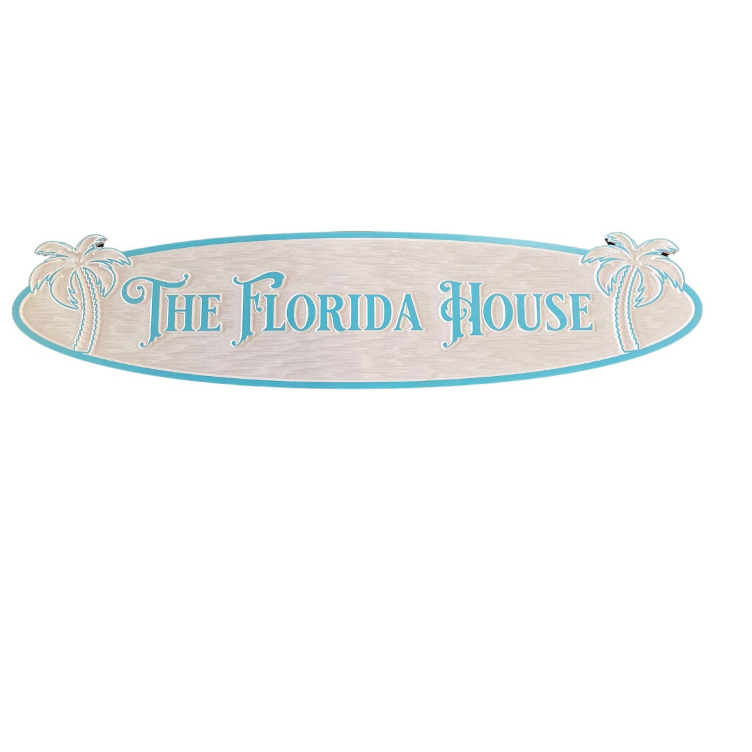 47" Custom Outdoor PVC House Sign