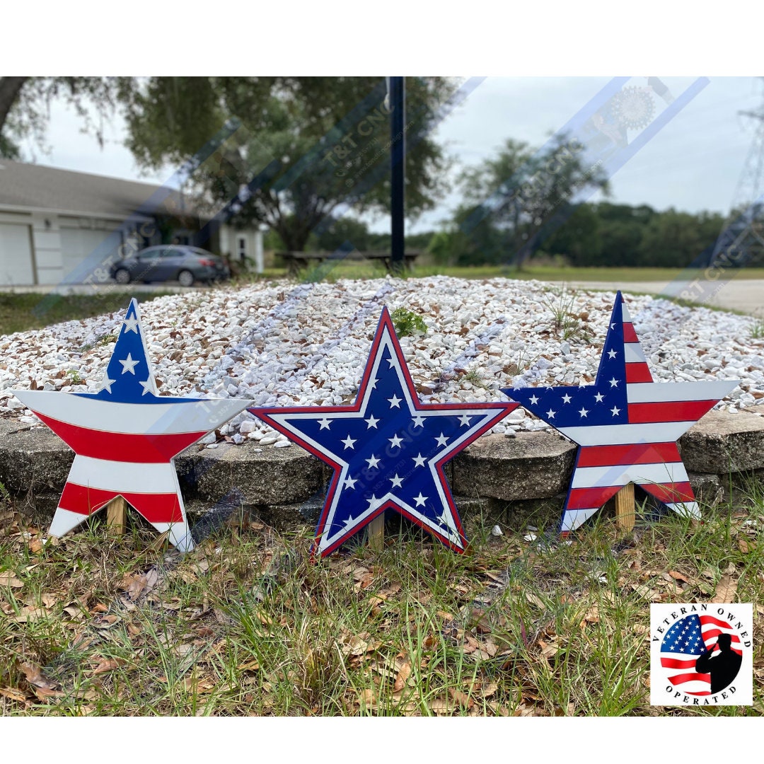 Stripes Lawn Decor 100 Weatherproof PVC