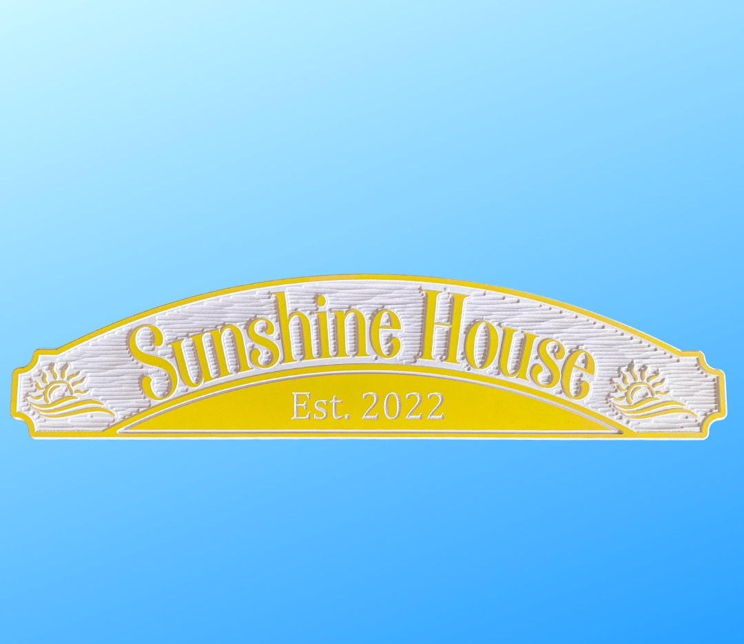 Custom 47" Carved Outdoor PVC Sign