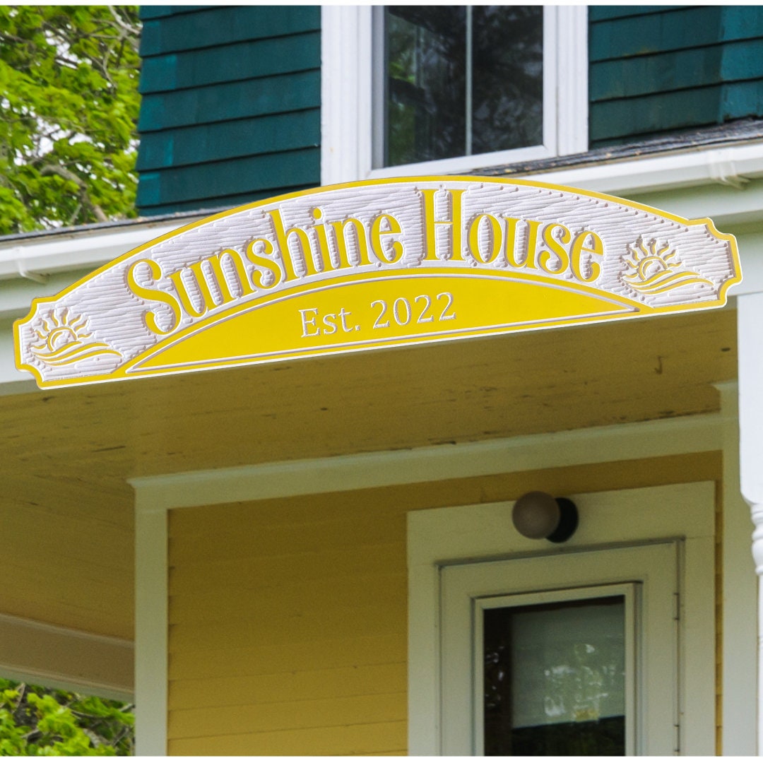 Custom 47" Carved Outdoor PVC Sign