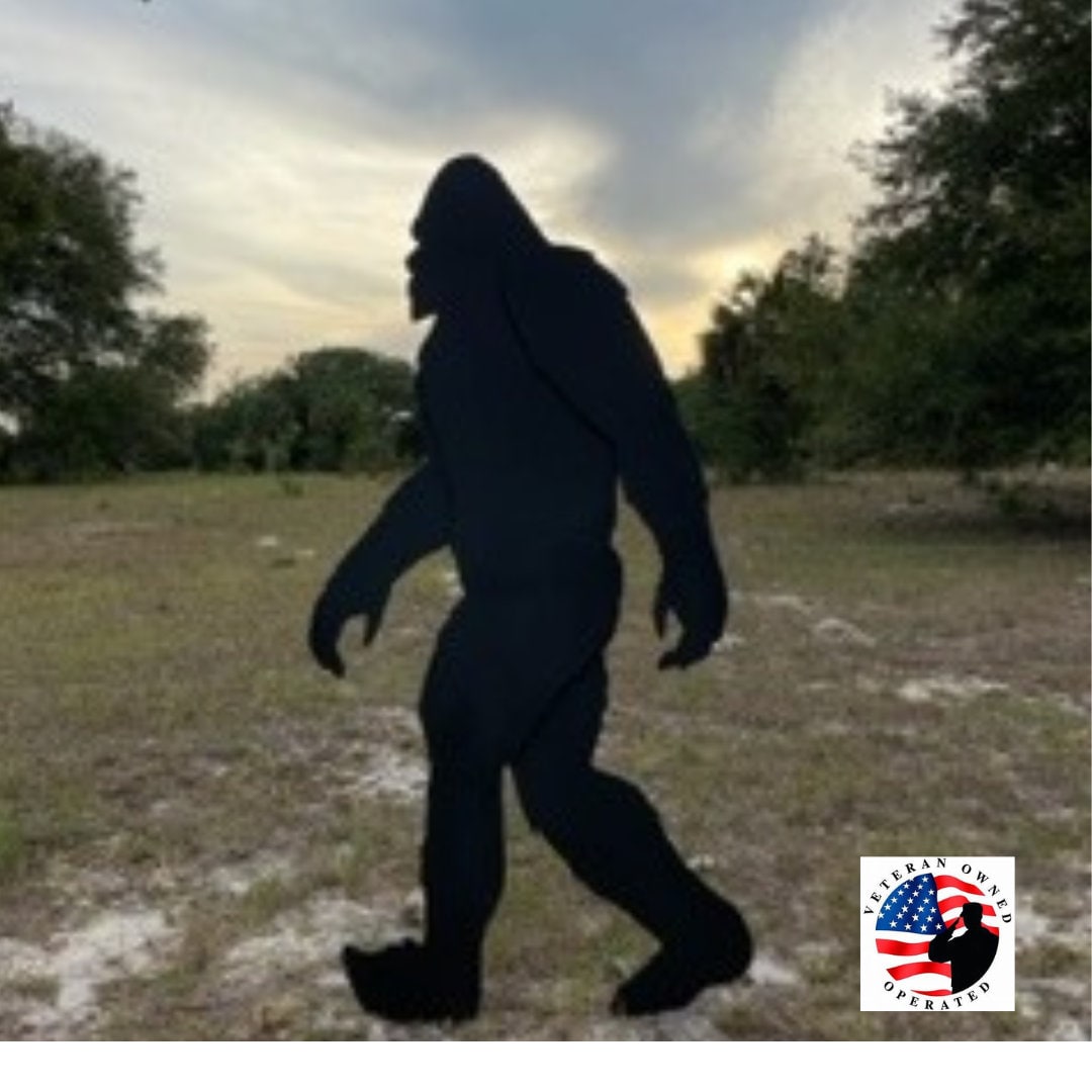 7 Foot Bigfoot or Sasquatch Silhouette Yard Art