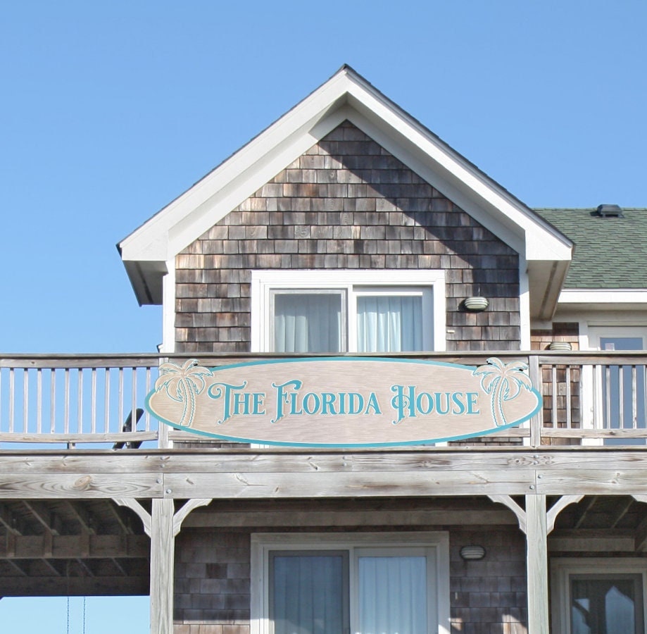 47" Custom Outdoor PVC House Sign