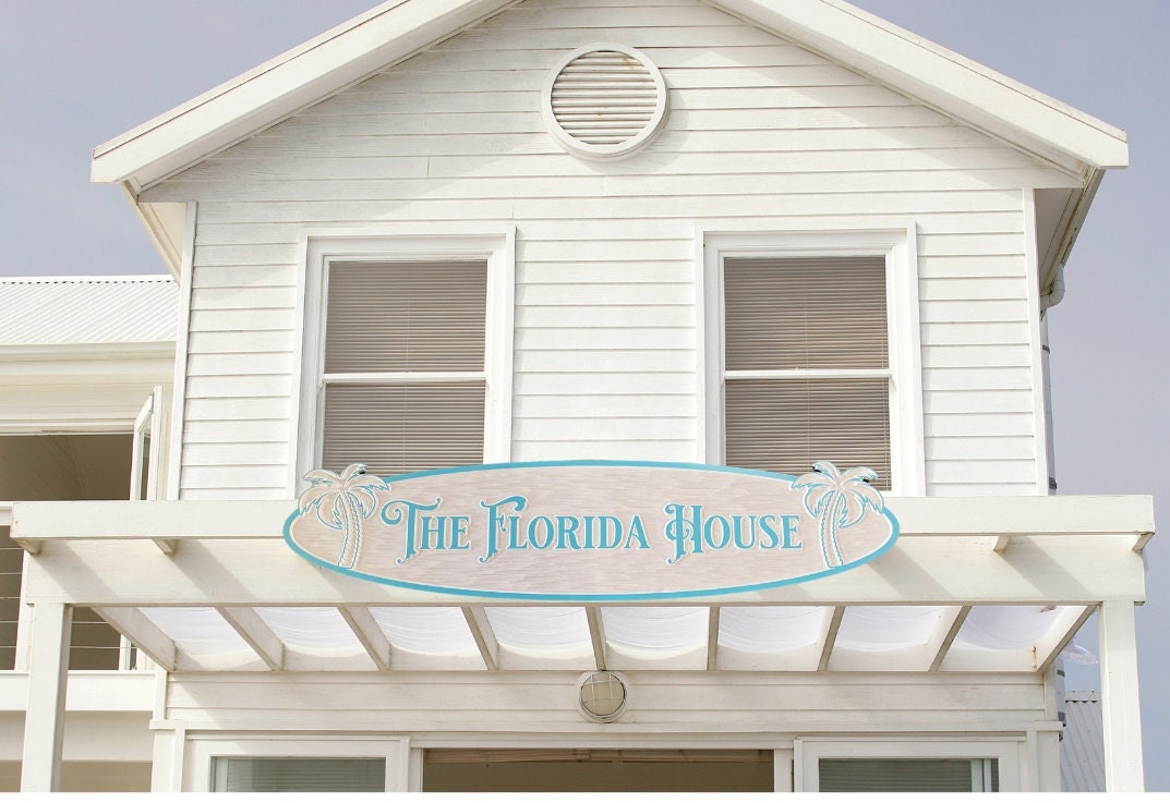47" Custom Outdoor PVC House Sign