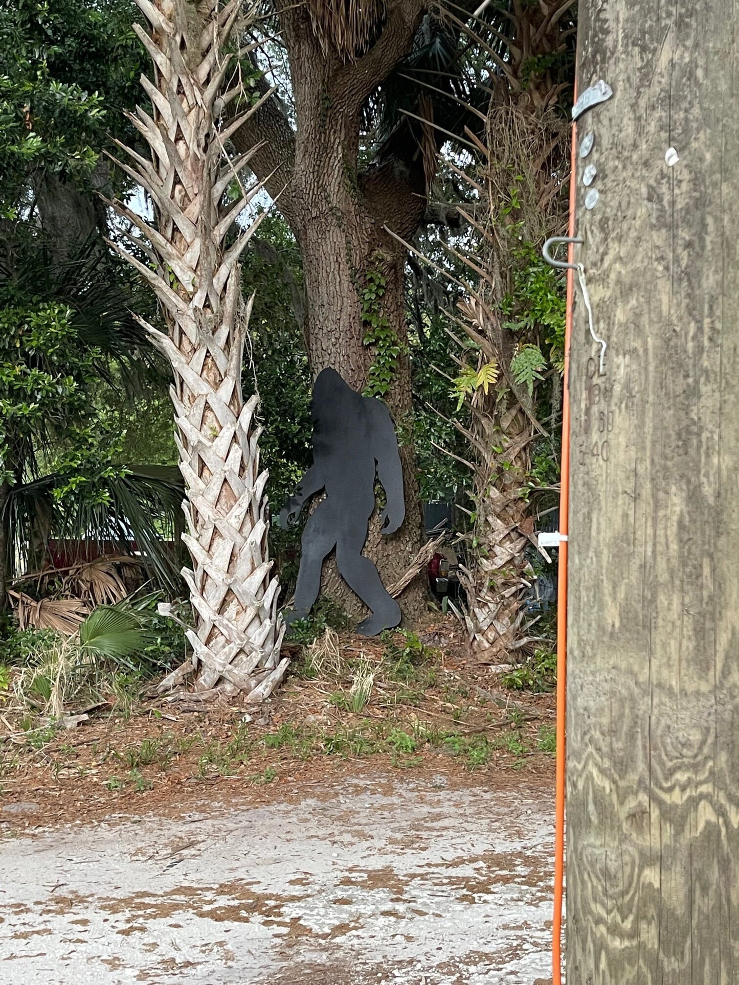 5 Foot Bigfoot Yard Art - Alternate View