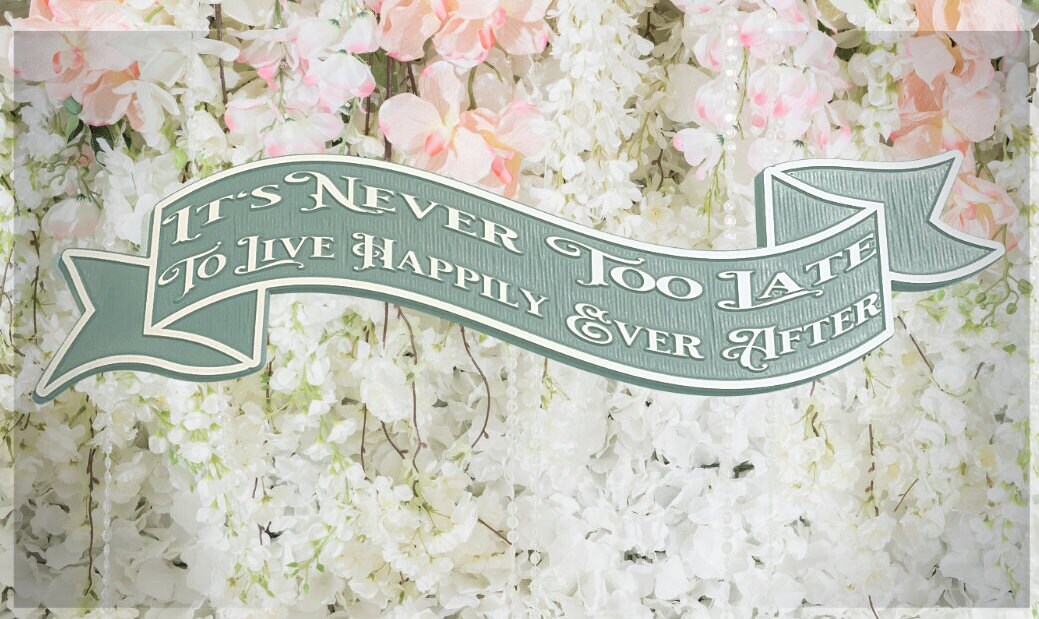 Custom Carved Wedding Banner Sign - Mock Up