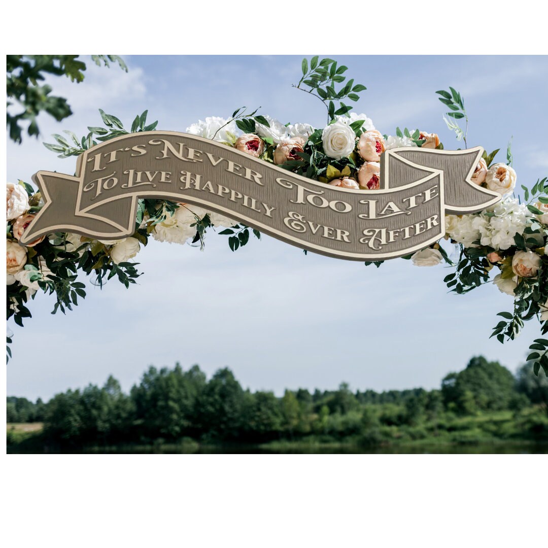 Weather proof PVC Wedding Sign