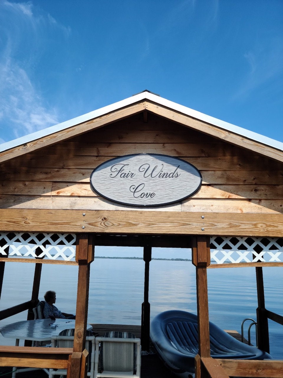 Custom PVC Dock or Lake House Sign