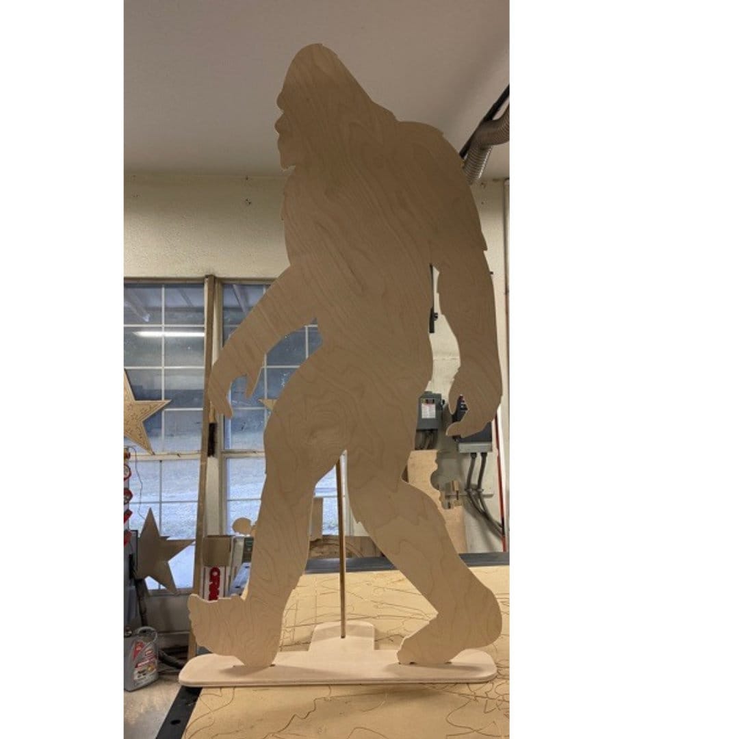 Bigfoot Yard Art - Unfinished in process