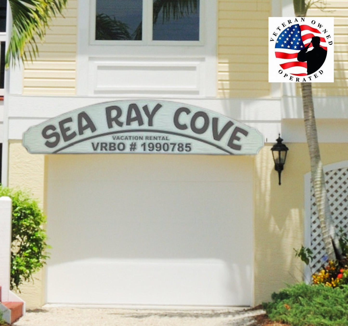 47" Custom PVC Carved House Sign