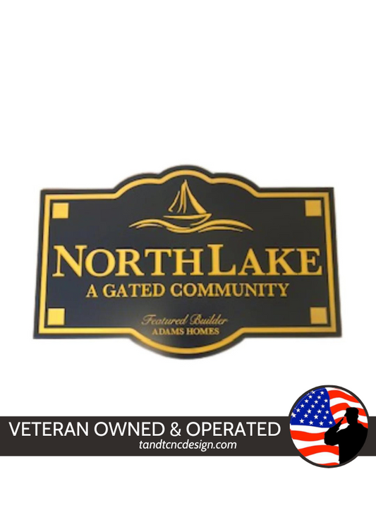 Custom PVC Neighborhood Community Sign