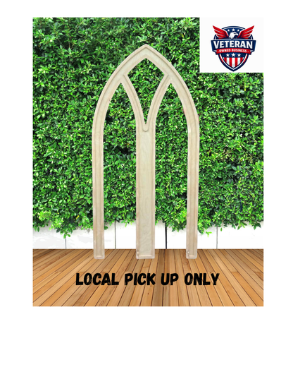 6 Ft. Cathedral Arch Backdrop pick up only