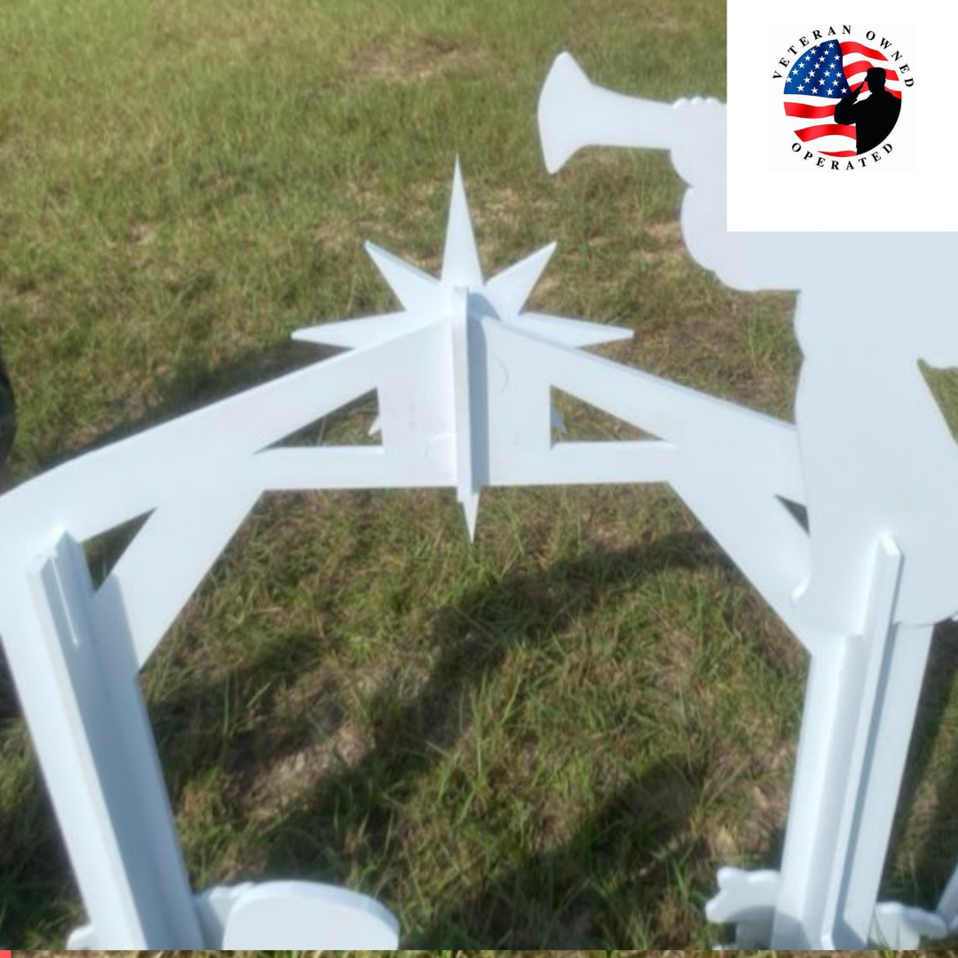 Pvc Nativity Outdoor Nativity Sturdy White PVC Plastic Weatherproof - T&T CNC Design ...