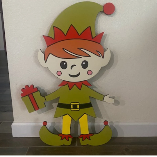 Christmas Elf Yard Art Set - Boy Elf