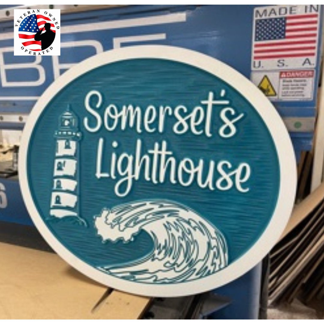 Custom Oval PVC Sign