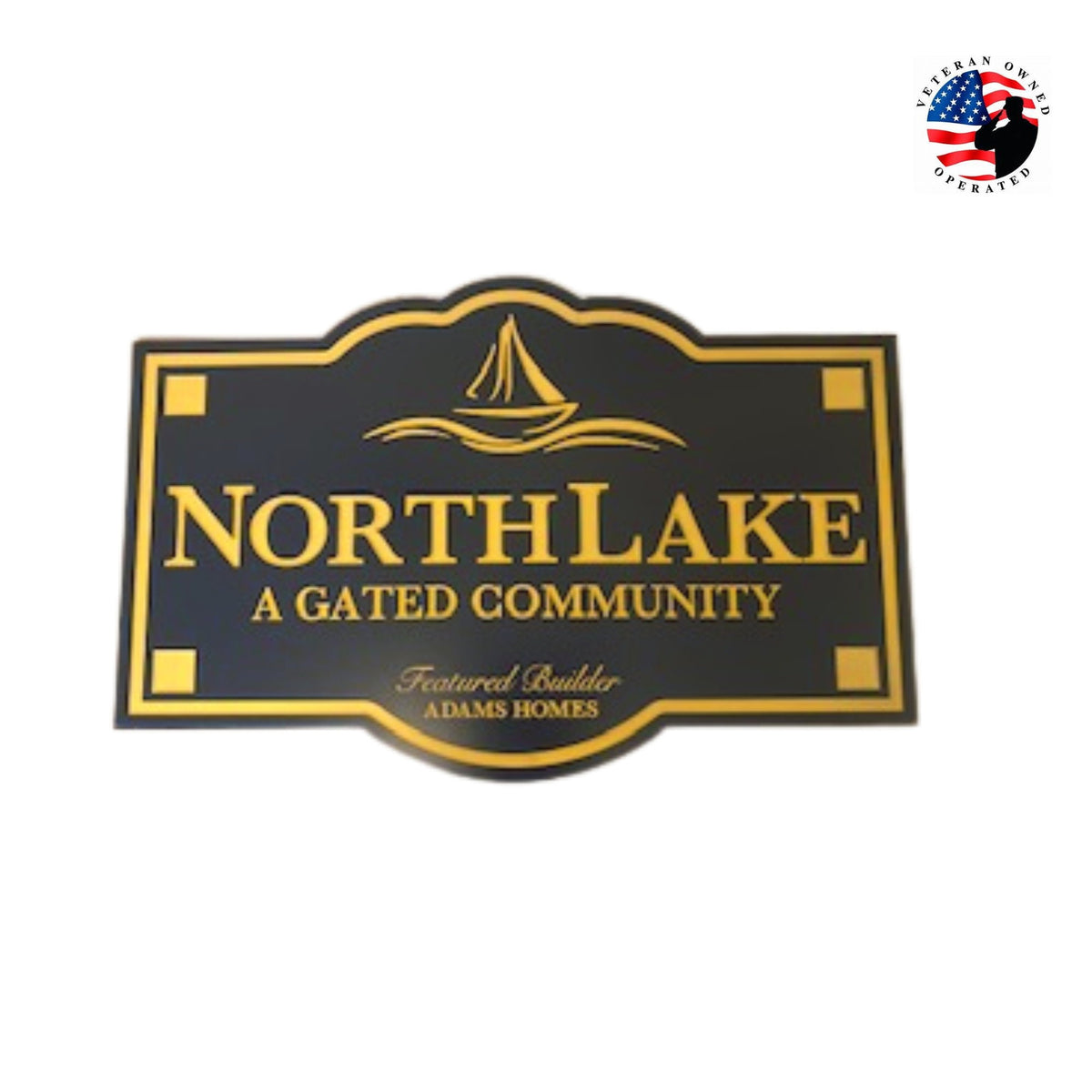 Community Panel Graphics Sign Custom PVC Neighborhood Community Sign - T&T CNC Design Studio